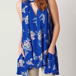 Free People Floral Tunic Tank